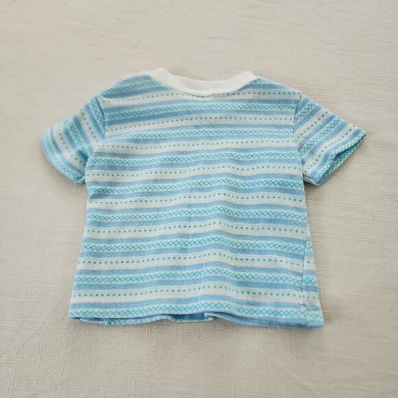 Vintage Striped Blue Tee 6-12 months - Picture 7 of 7